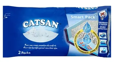 Catsan Smart Pack kattenbakvulling 2 x 4 liter