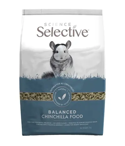 Supreme Science Selective chinchillavoer 1,5 kg – weegbree en peterselie