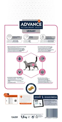 Advance Veterinary Diet kattenvoer Urinary 1,5 kg – gematigd magnesium - Afbeelding 5