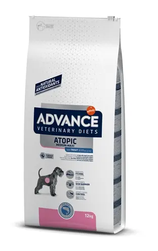 Advance Veterinary Diet hondenvoer Atopic Medium/Maxi 12 kg – huid
