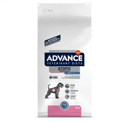 Advance Veterinary Diet hondenvoer Atopic Medium/Maxi 12 kg – huid - Afbeelding 4