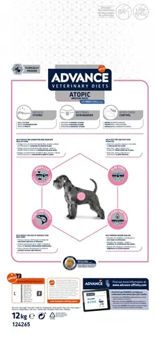 Advance Veterinary Diet hondenvoer Atopic Medium/Maxi 12 kg – huid - Afbeelding 5