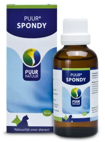 Puur Natuur Spondy druppels 50 ml – voor de achterhand en rug