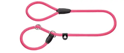 Hunter retrieverlijn Freestyle met stop neon roze 170 x 1 cm