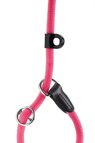 Hunter retrieverlijn Freestyle met stop neon roze 170 x 1 cm - Afbeelding 5