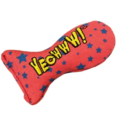 Yeowww kattenspeeltje Stinkies catnip sardientje met sterren 7,5 cm