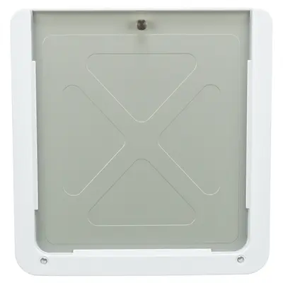 Trixie 2-weg hondenluik wit S-M 30 x 36 cm – kunststof, vergrendelbaar - Afbeelding 7