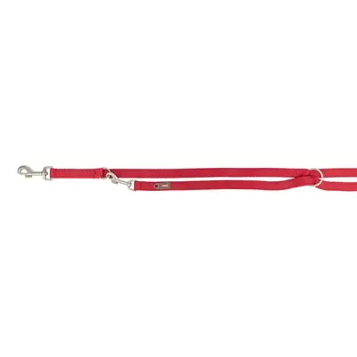 Trixie looplijn Premium verstelbaar tweelaags rood 200 x 2,5 cm - Afbeelding 2