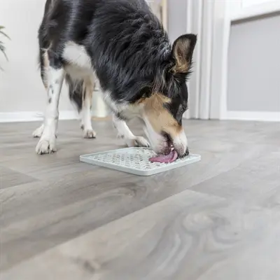 Trixie Lick'n'snack mat siliconen donkergrijs 20 x 20 cm - Afbeelding 5