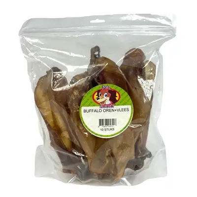 Petsnack buffeloren met vlees 10 stuks – kauwsnack voor honden - Afbeelding 4