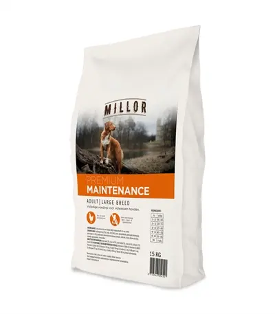 Millor hondenvoer Extruded Adult Maintenance Large Breed 15 kg – gevogelte