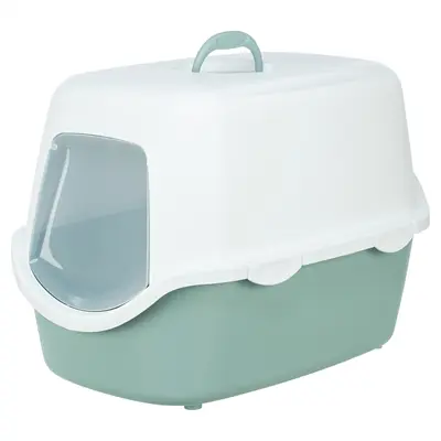 Trixie kattenbak Vico salie/wit 56 x 40 x 40 cm – met kap - Afbeelding 3