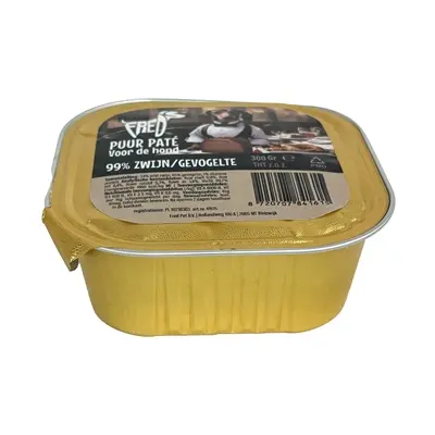 Freds hondenpaté puur wild zwijn en gevogelte 9 x 300 g – graanvrij - Afbeelding 5