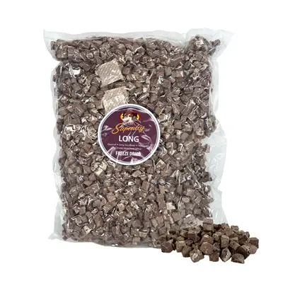I Am Superdry Long gedroogde runderlong 1 kg – hondensnack