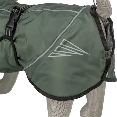 Trixie hondenjas Winter Explore Thermo olijfgroen 55 cm – winddicht - Afbeelding 8
