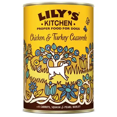 Lily's Kitchen hondenvoer Chicken/Turkey Casserole 6 x 400 g – graanvrij - Afbeelding 4