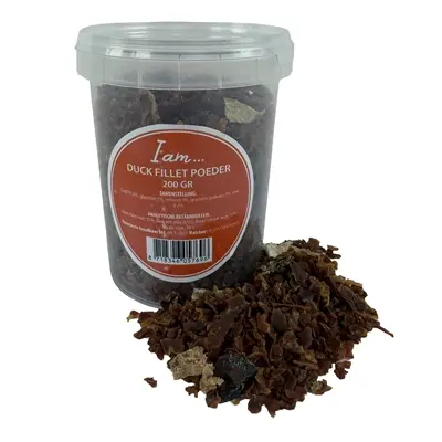 I Am Duck Fillet poeder eend 200 g – topping voor honden - Afbeelding 6