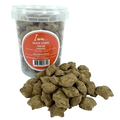 I Am Duck Stars hondensnack eend 200 g – stervormig - Afbeelding 6