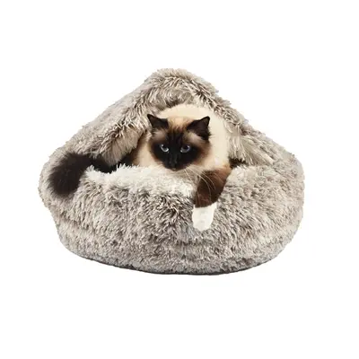 Croci kattenmand iglo gemeleerd beige/wit 50 x 35 cm