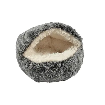 Croci kattenmand iglo gemeleerd zwart/wit 50 x 35 cm
