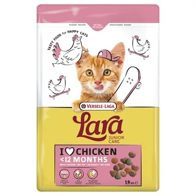 Lara kattenvoer Junior Care 1,9 kg – rijk aan kip - Afbeelding 4