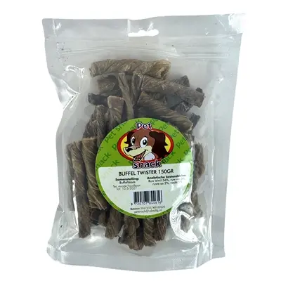 Petsnack buffel twist 150 g – kauwsnack van buffelblaas - Afbeelding 4