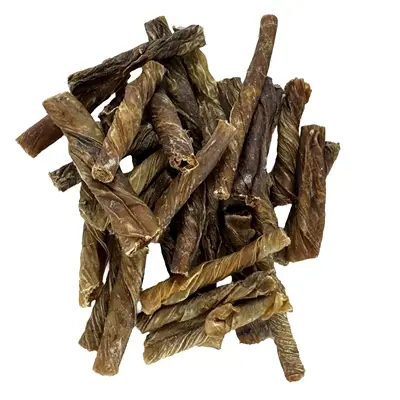 Petsnack buffel twist 150 g – kauwsnack van buffelblaas - Afbeelding 6