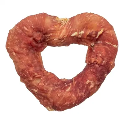 Trixie Denta Fun Heart met eendenborst – kauwsnack, 50 stuks - Afbeelding 4
