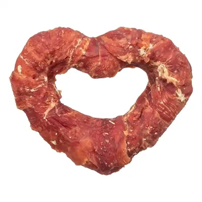 Trixie Denta Fun Heart met eendenborst – kauwsnack, 50 stuks - Afbeelding 4