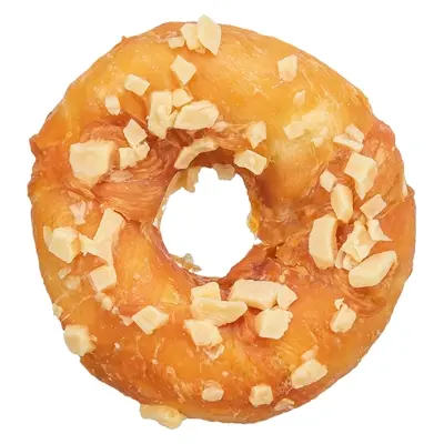 Trixie Denta Fun Ring 6 cm – runderhuid met kip en kaas, 50 stuks - Afbeelding 5