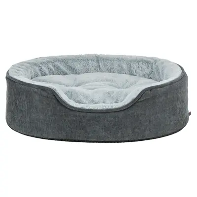 Trixie Vital hondenmand Lino Soft ovaal grijs/lichtgrijs 110 x 92 cm