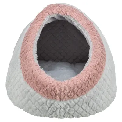 Trixie kattenmand iglo Kaline Mio grijs/oudroze 35 x 41 x 26 cm - Afbeelding 2