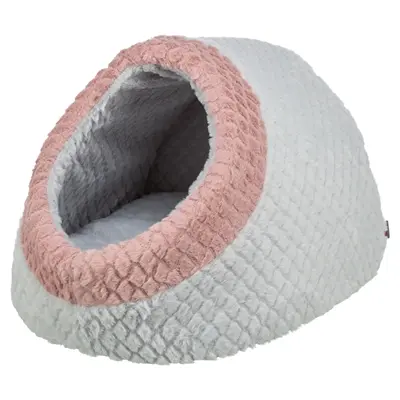 Trixie kattenmand iglo Kaline Mio grijs/oudroze 35 x 41 x 26 cm - Afbeelding 3