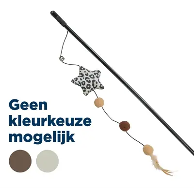 Trixie kattenhengel ster van pluche met catnip 50 cm – panterprint - Afbeelding 6