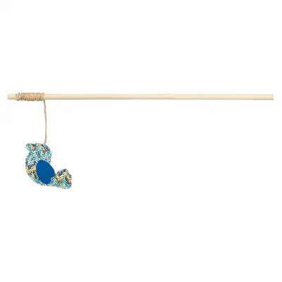 Trixie kattenhengel vogel van hout en pluche met catnip 40 cm
