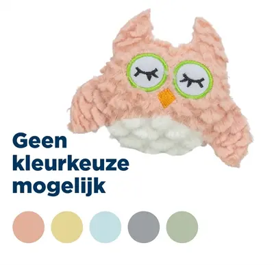 Trixie kattenspeeltje uil pluche met kattenkruid assorti 11 cm - Afbeelding 8