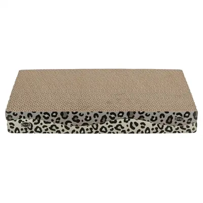 Trixie krabplank Leo panterprint 44 x 25 x 6 cm – set van 2 met catnip - Afbeelding 9