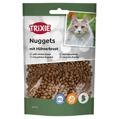 Trixie Nuggets kattensnack kippenborst 50 g – krokant - Afbeelding 5