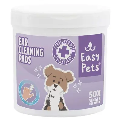 EasyPets Ear Finger Pads 50 stuks – oorreiniging voor honden