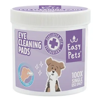 EasyPets Eye Cleaning Pads 100 stuks – oogreiniging met aloë vera