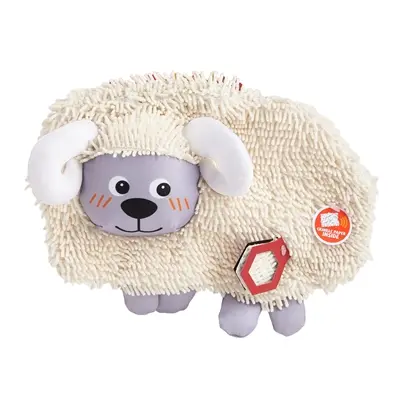 Fofos Crinkle Tough schaap 33 cm – zonder vulling, met krinkelgeluid