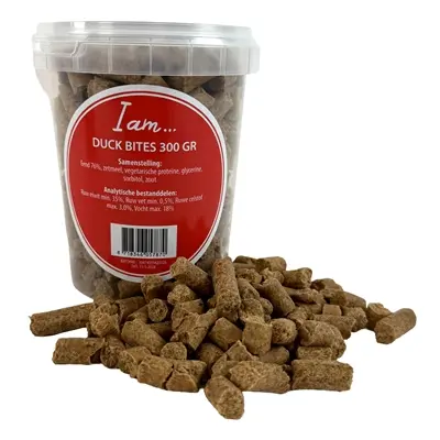 I Am Duck Bites zachte hondensnack 300 g – met eend