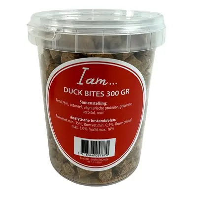 I Am Duck Bites zachte hondensnack 300 g – met eend - Afbeelding 4