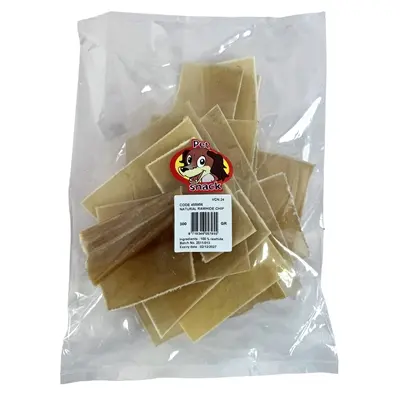 Petsnack Chips Runderhuid 300gr - Natuurlijke Snack - Afbeelding 2