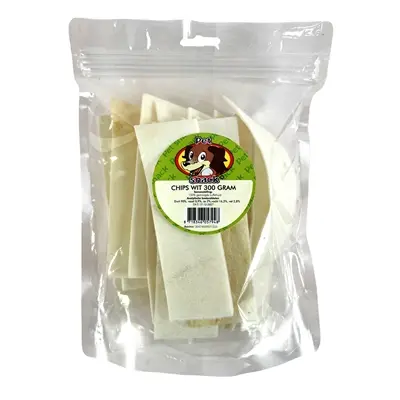 Petsnack chips wit buffelhuid 300 g – kauwsnack voor honden - Afbeelding 4
