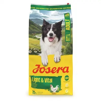 Josera hondenvoer Adult Light & Vital 12,5 kg – vezelrijk en vetarm
