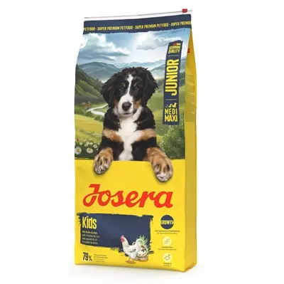 Josera Medium Maxi Junior Kids 12,5 kg – glutenvrij puppyvoer met kip - Afbeelding 2
