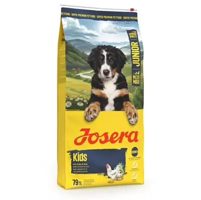 Josera Medium Maxi Junior Kids 12,5 kg – glutenvrij puppyvoer met kip - Afbeelding 3
