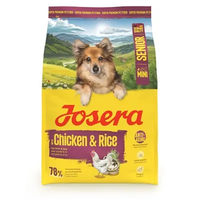 Josera hondenvoer Mini Senior Chicken/Rice 3 kg – kip en rijst, glutenvrij
