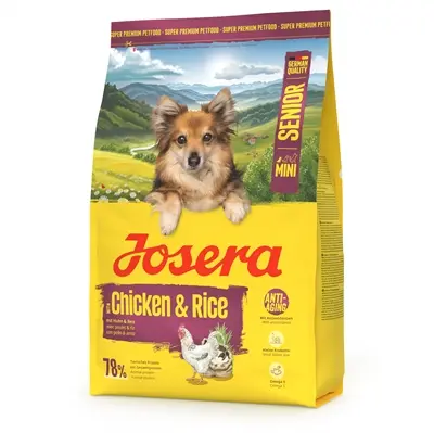 Josera hondenvoer Mini Senior Chicken/Rice 3 kg – kip en rijst, glutenvrij - Afbeelding 4